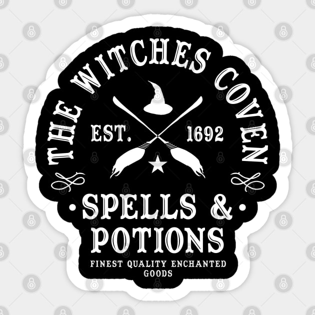 Wiccan Occult Witchcraft Witches Coven Spells & Potions Sticker by ShirtFace